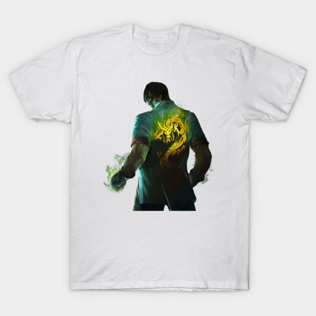 Lee Sin Dragon Fist Chinese T-Shirt by Genessis